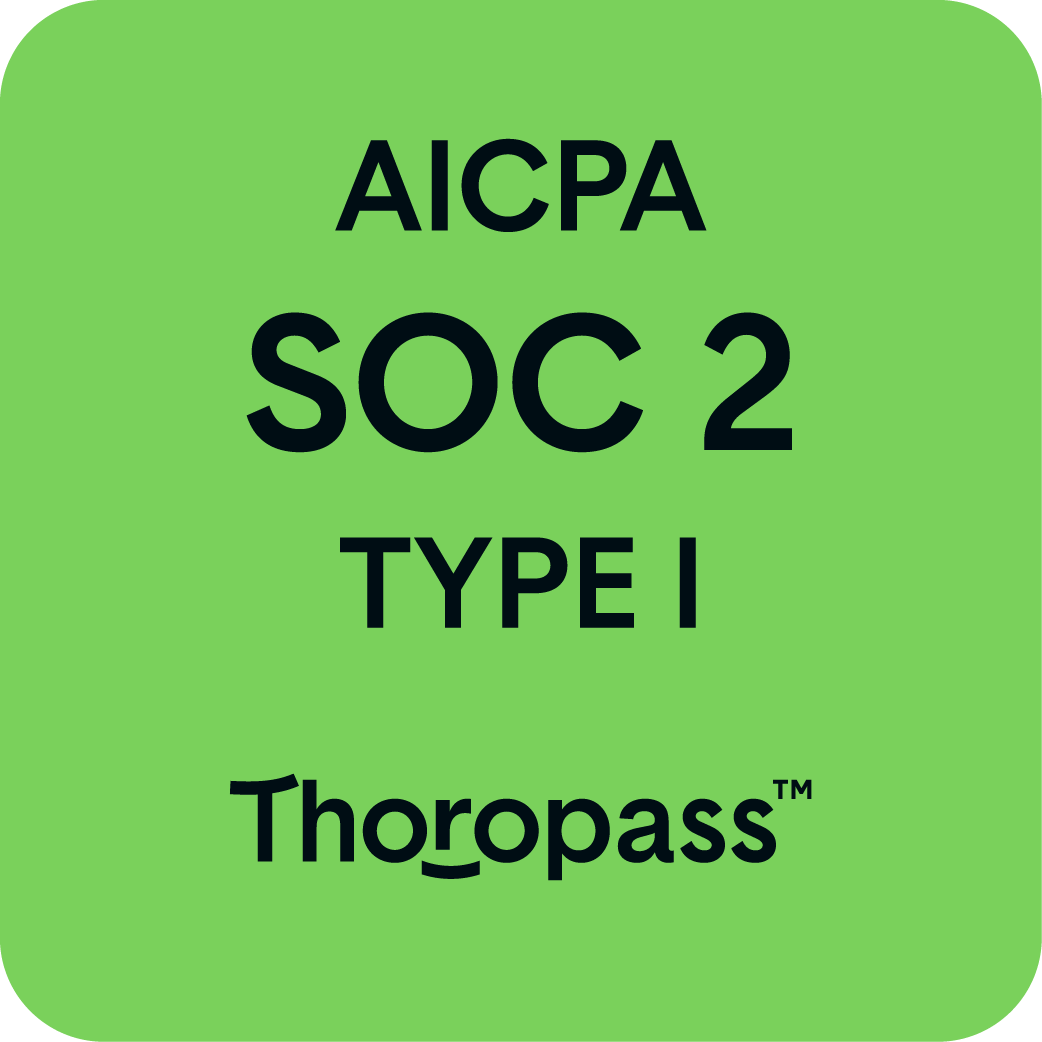 AICPA SOC 2 Type I Certified